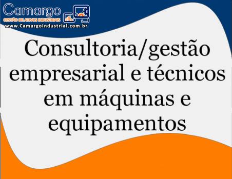Técnico em máquina de embalagens, misturadores, extrusoras e projetista industrial